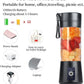 6 Blade USB Rechargeable Portable Juicer Blender – 380ml