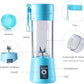 6 Blade USB Rechargeable Portable Juicer Blender – 380ml