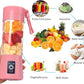 6 Blade USB Rechargeable Portable Juicer Blender – 380ml