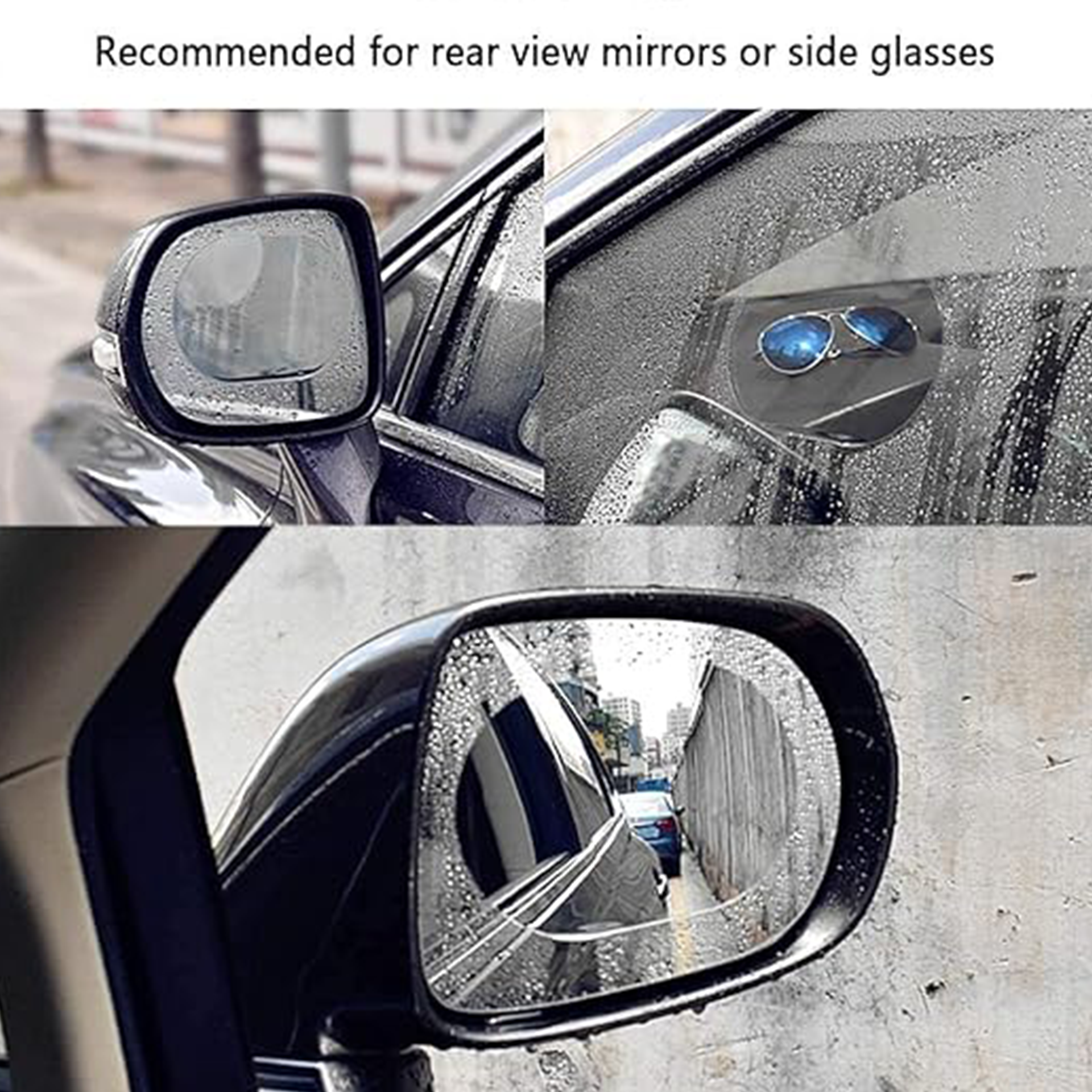 Premium Side Mirror Waterproof Rain/Fog Protection Sheet