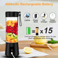6 Blade USB Rechargeable Portable Juicer Blender – 380ml