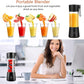 6 Blade USB Rechargeable Portable Juicer Blender – 380ml