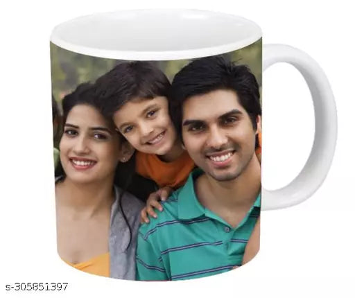 Photo Mug, Printe your photo here/ Ceramic Coffee / Printed For Your Loved Ones / Gift For Birthday / Gift for Friend , Sister , Brother , Wife , Husband / (350ml) Ceramic Coffee Mug (350 ml) coffee cup tea cup