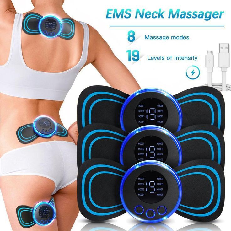 Pain Relief & Fat Burner Portable (8 in 1) Rechargeable Full Body Massager for Pain Relief, butterfly mini massager, ems massager, neck massager for cervical pain, mini massager, For Shoulder, Arms, Legs For (Man & Women)