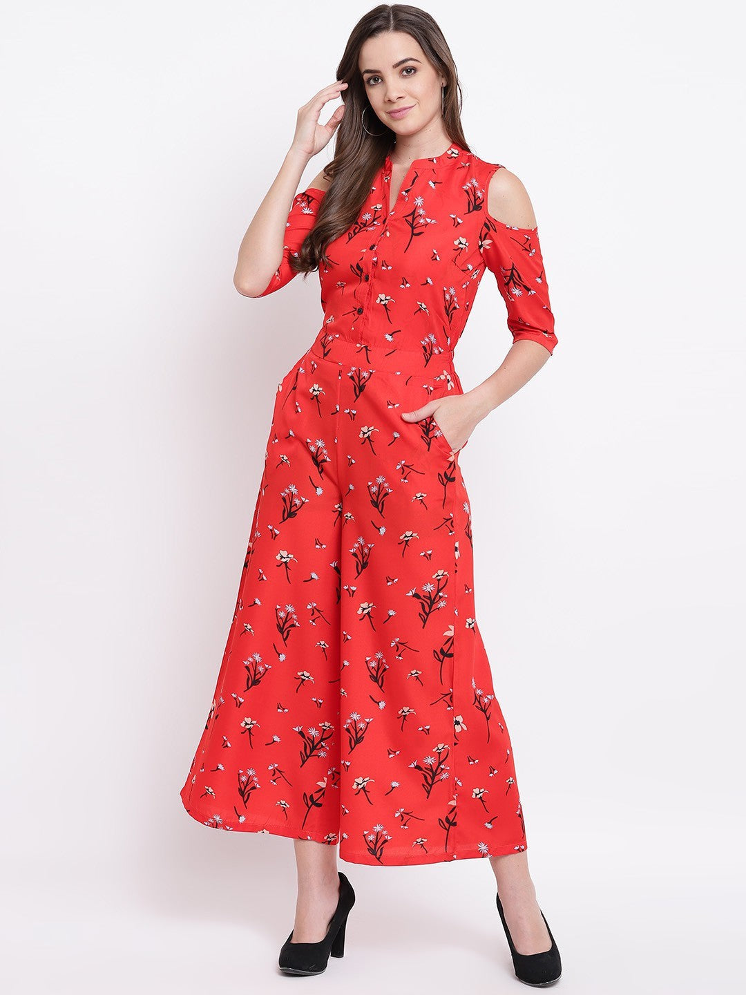 Latest Floral Print Women & Girls Jumpsuits