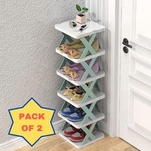 5 Layer Shoes Organizer( Pack of 2)