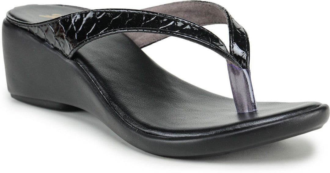 High Quality Gun Metal Ladies Comfortable Wedges Sandal for Women's & Girl⭐