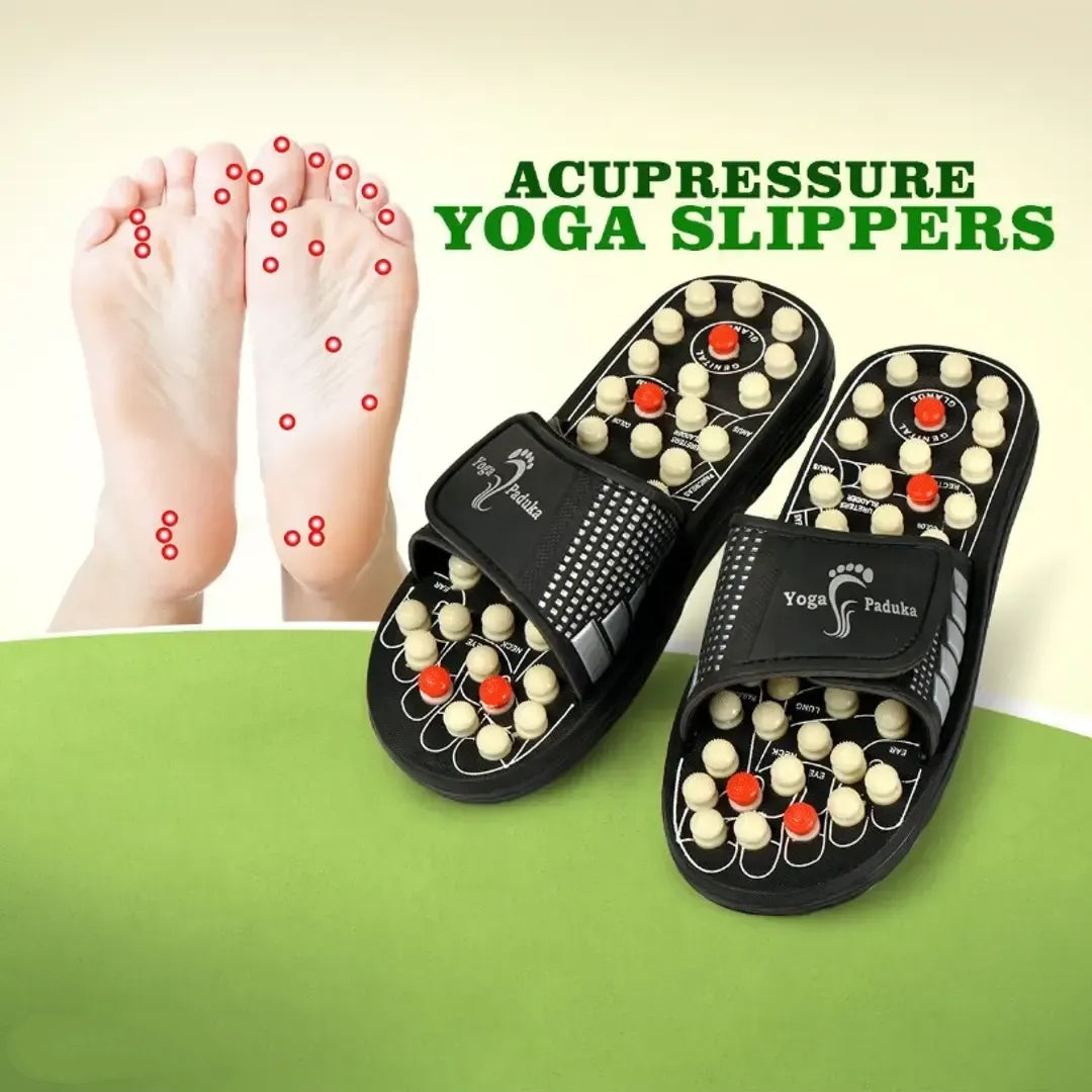 CharanPaduka™ Acupressure Foot Relaxer Massager Slipper/ YogaPaduka