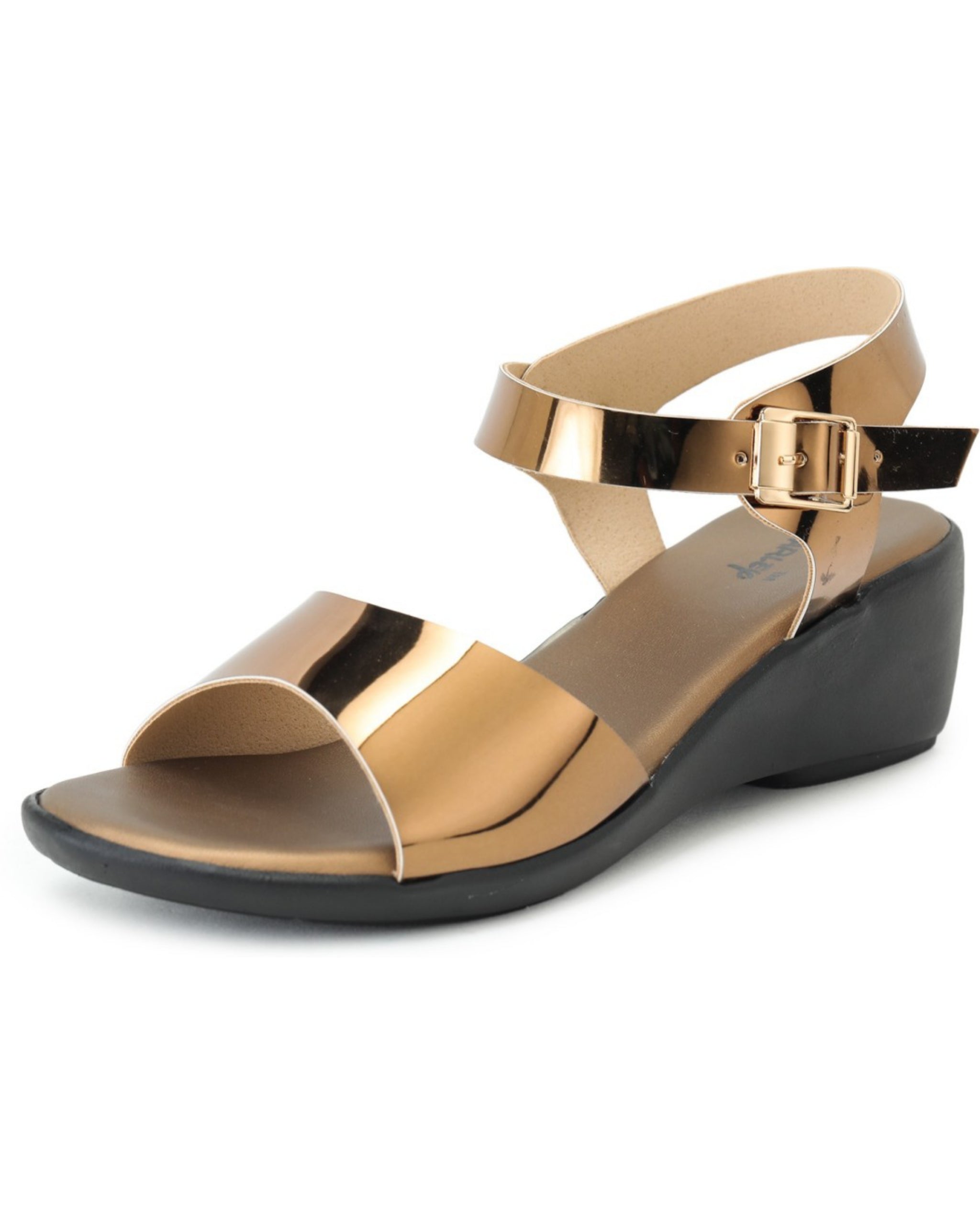 Premium Quality Gun Metal Ladies Comfortable Wedges Sandal for Women's & Girl⭐