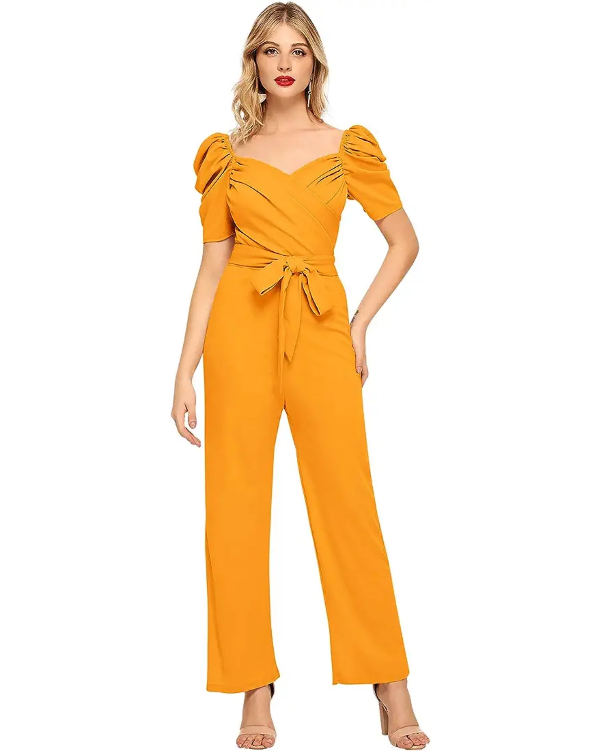 Naturehen store New Launch Women High Quality Jumpsuits With Belt ⭐