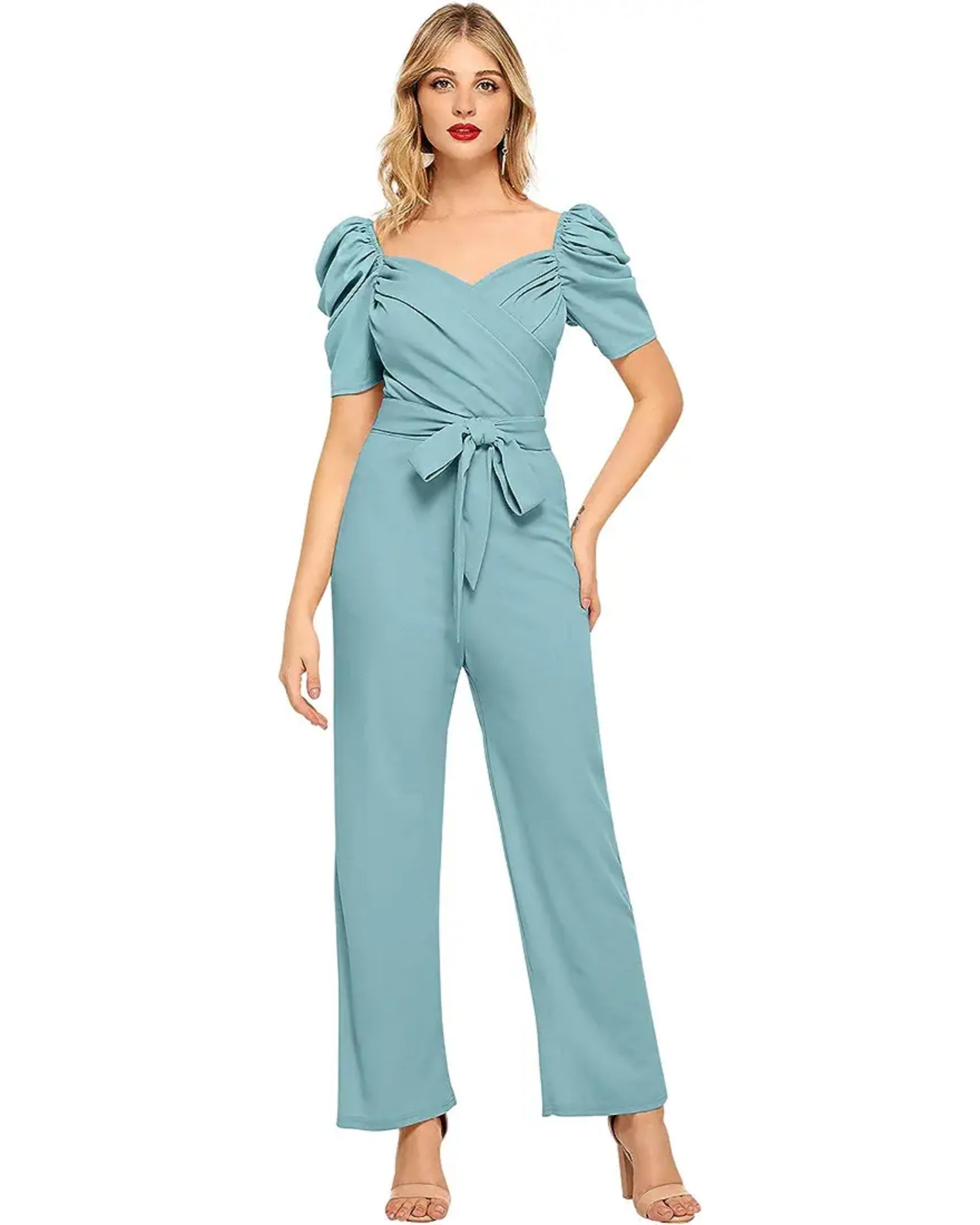 Naturehen store New Launch Women High Quality Jumpsuits With Belt ⭐