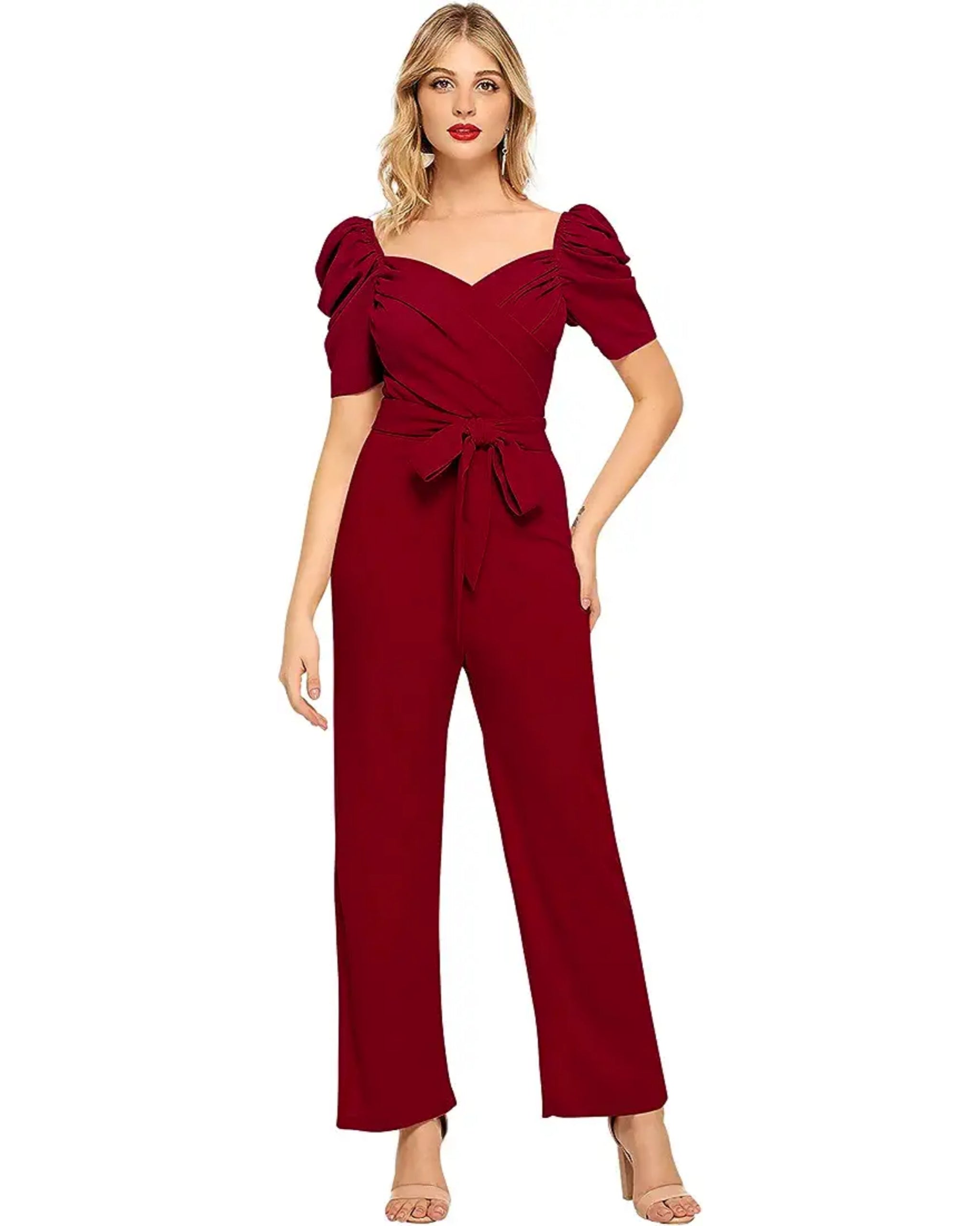 Naturehen store New Launch Women High Quality Jumpsuits With Belt ⭐