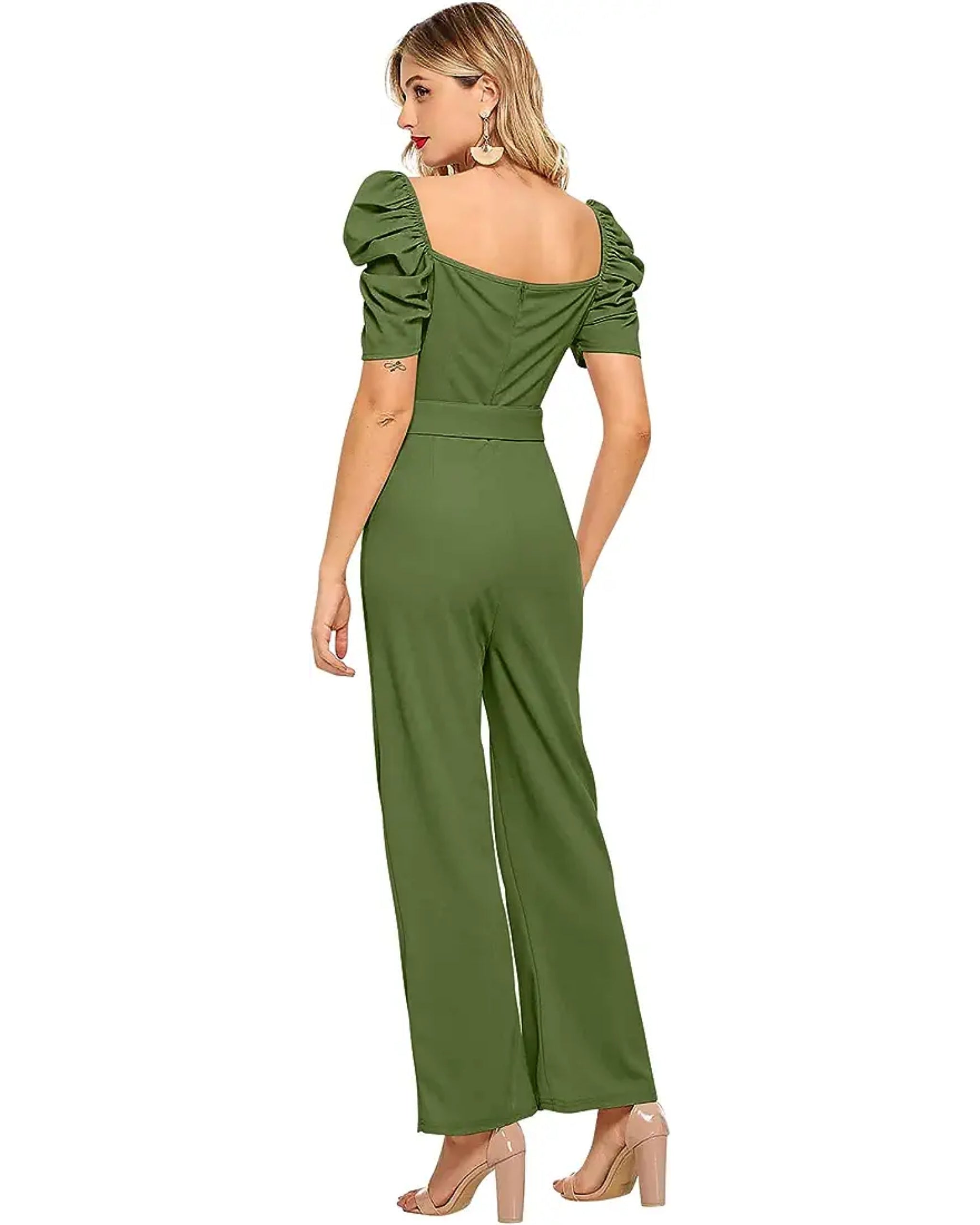 Naturehen store New Launch Women High Quality Jumpsuits With Belt ⭐