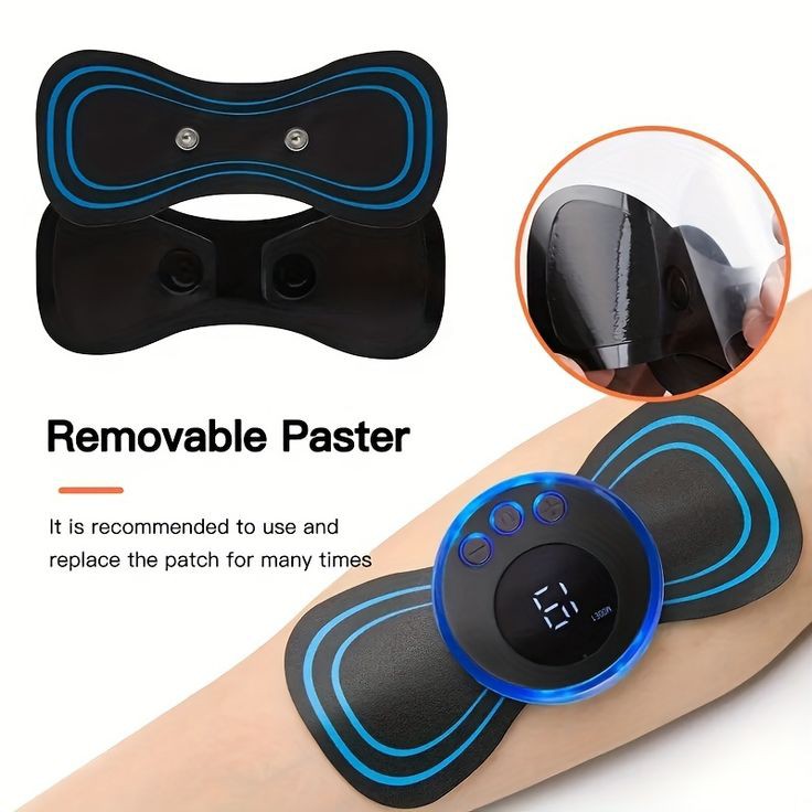 Pain Relief & Fat Burner Portable (8 in 1) Rechargeable Full Body Massager for Pain Relief, butterfly mini massager, ems massager, neck massager for cervical pain, mini massager, For Shoulder, Arms, Legs For (Man & Women)