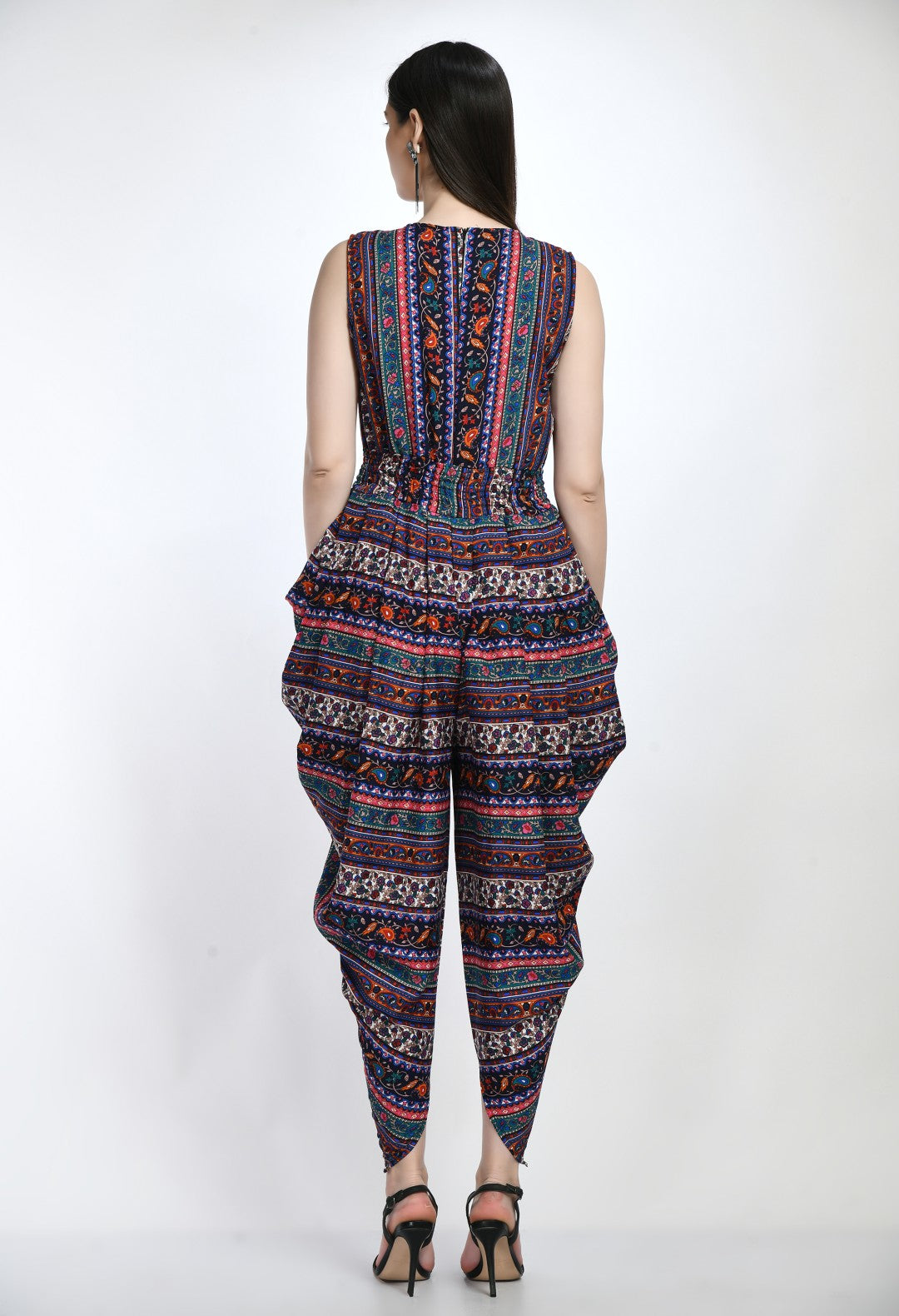 Fashionable Indo-Western style owl printed jumpsuits For Women & Girls