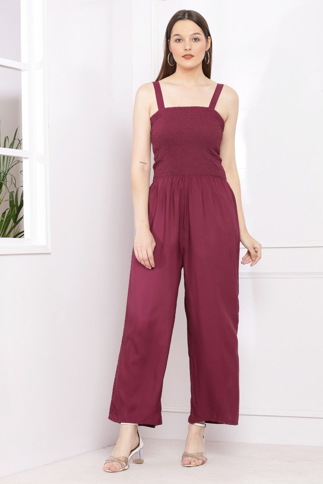 BRANDED SOLID 2 - Piece Jumpsuits For Women & Girls