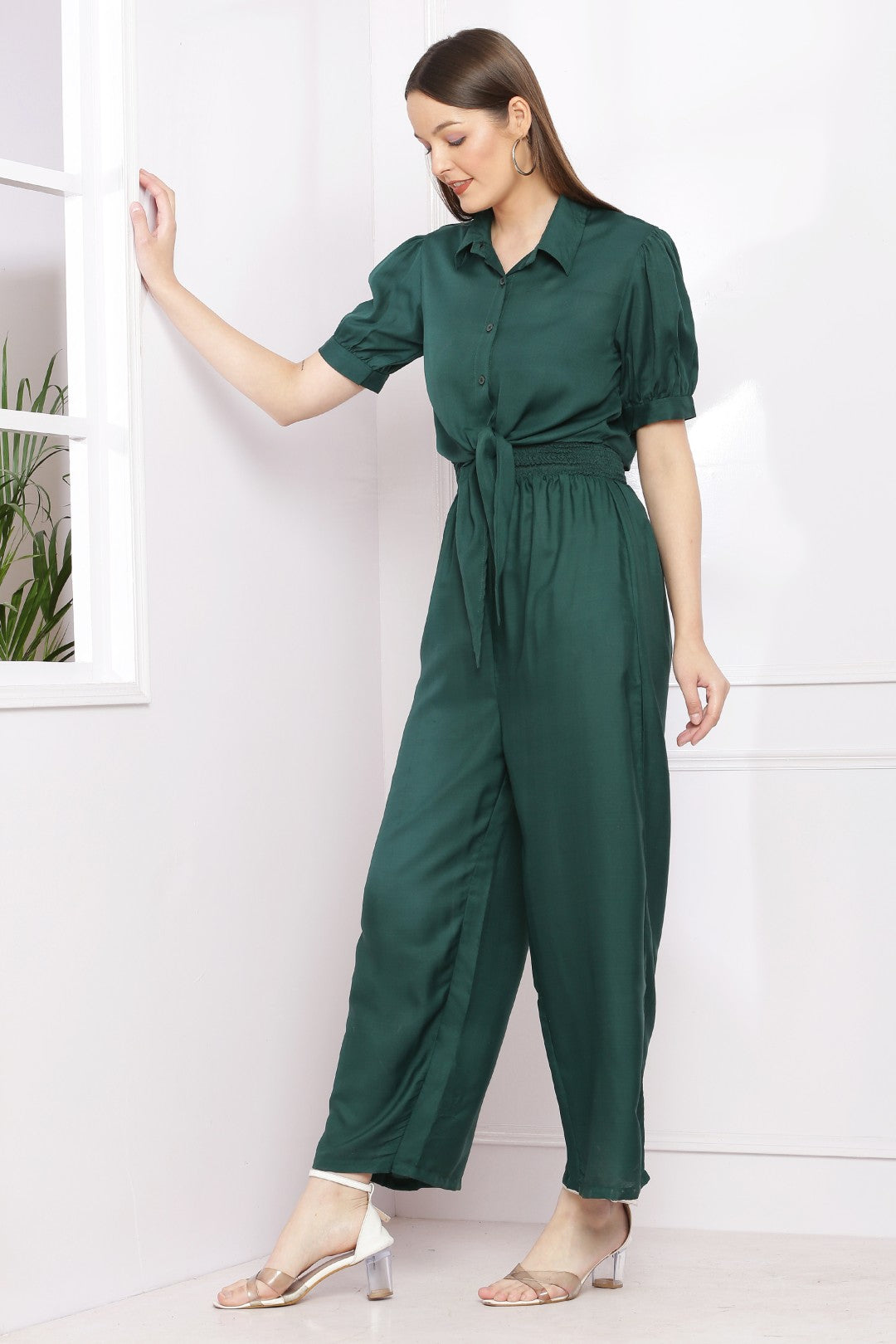 BRANDED SOLID 2 - Piece Jumpsuits For Women & Girls